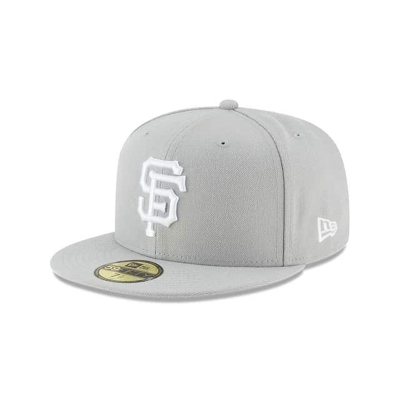 San Francisco Giants Gorra | New Era MLB Basic 59fifty Fitted Cap Mexico - Grises